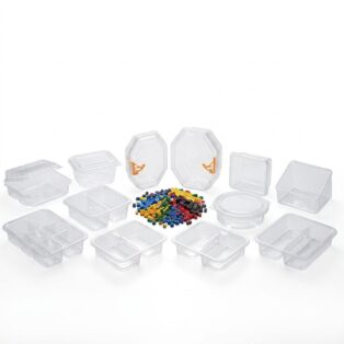 Clear plastic biscuit box containers and food packaging boxes by Alpha Plastic & Packaging Industries Ltd.