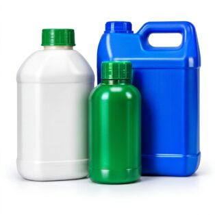 Chemical resistant plastic pesticide bottles manufactured by Alpha Plastic BD in Bangladesh